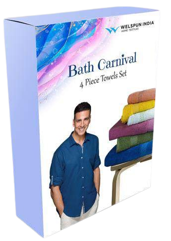 Bath Carnival Four-Piece Towel Set